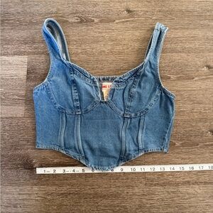 Denim Crop Top